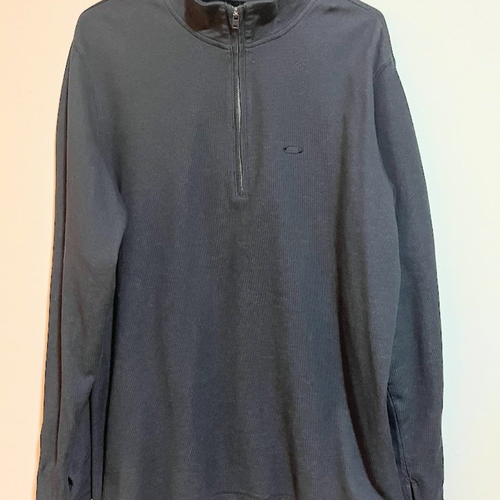 Oakley Men's Quarter Zip Sweater, Large